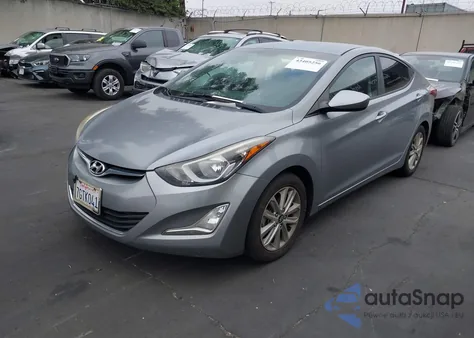 2015 Hyundai Elantra Se z USA, uszkodzony, nr VIN KMHDH4AE2FU224525
